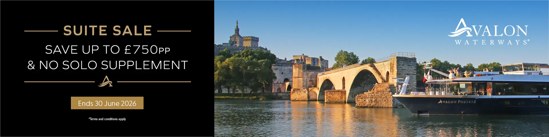 Avalon Waterways Suite Sale T&C's